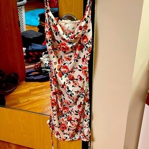 Dress with adjustable sides
